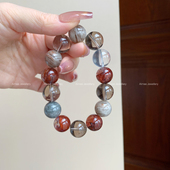 专属女性 格蕾香榭 纯天然水晶手串多宝高品质收藏级设计款 串