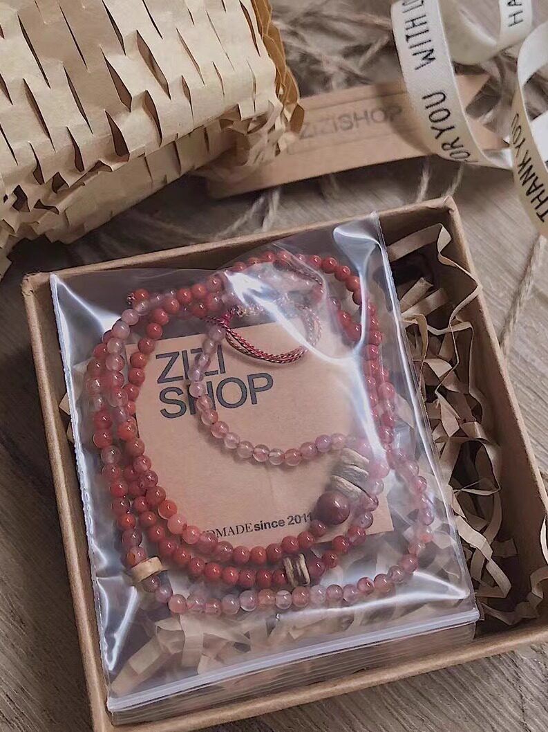 LIANGSHAN RED|여성을 위한 천연 남부 붉은 마노 페르시 팔찌 틈새 원래 디자인 쥬얼리 DIY 핸드 로프의 세 원