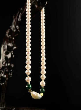 母亲节妈妈款典雅淡水珍珠项链