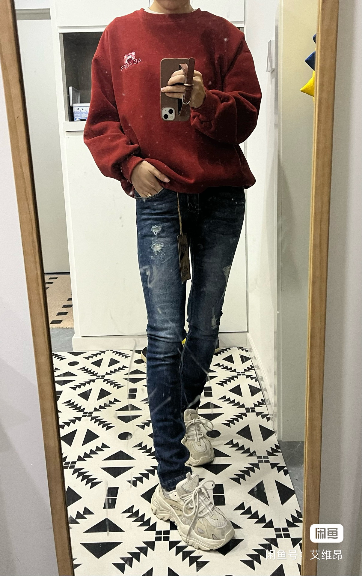 闭店清货低腰紧身水洗牛仔裤显瘦提臀小脚铅笔裤子