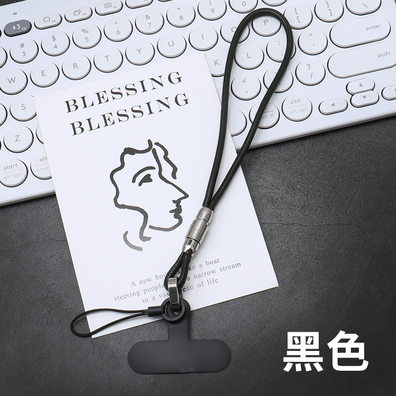 钛合金手机挂绳可拆卸旋转车钥匙AirPods耳机挂件相机防丢绳