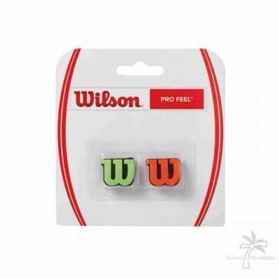 日本代购Wilson威尔胜网球拍避震器配件阻尼器 2PK 绿色 & 橙色