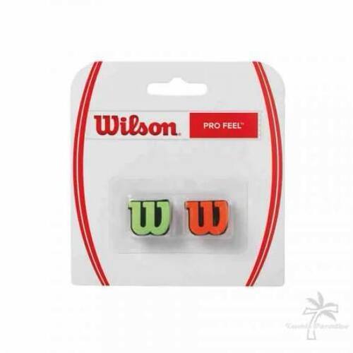 日本代购Wilson威尔胜网球拍避震器配件阻尼器 2PK 绿色 & 橙色