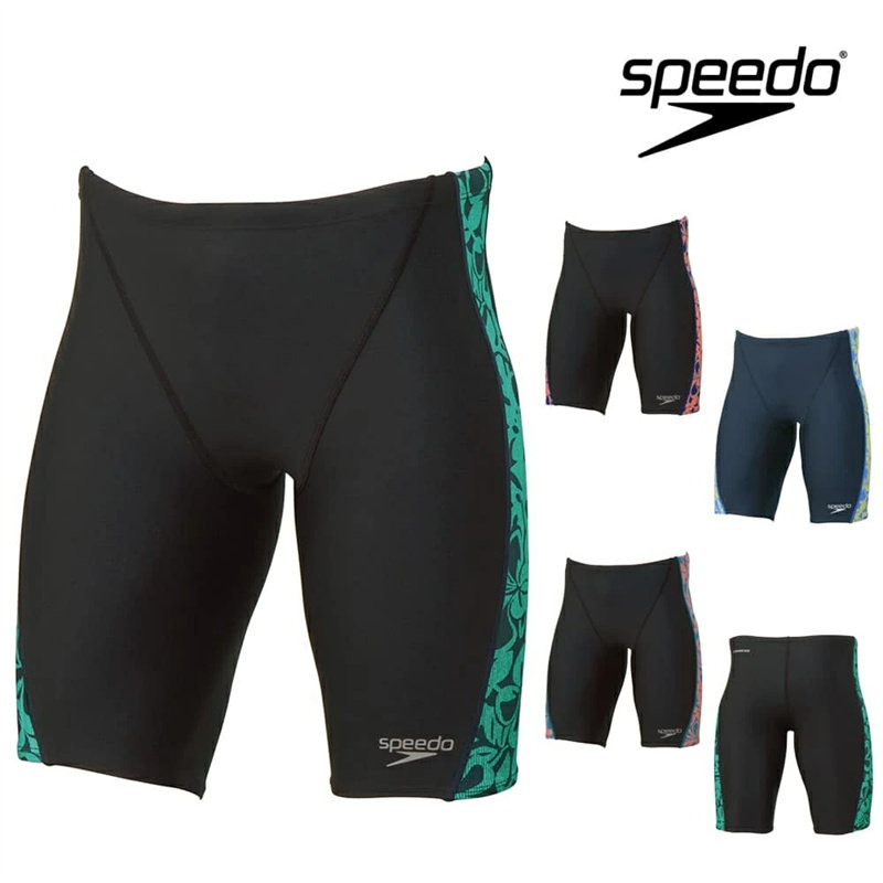 日本2025年新款SPEEDO速比涛春夏运动速干泳裤竞技泳装男平角泳裤