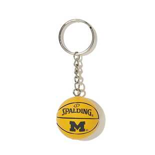 新款日本Spalding/斯伯丁 迷你蓝球鞋钥匙扣书包小挂件