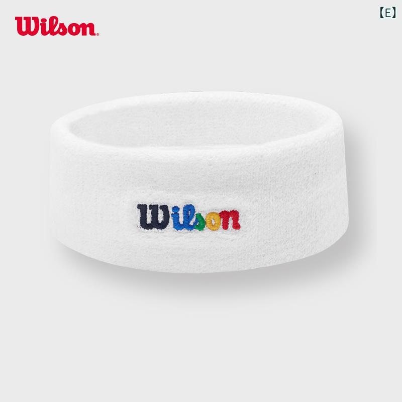 日本代购Wilson威尔逊跑步运动头箍网球运动发箍头带吸汗止汗发带
