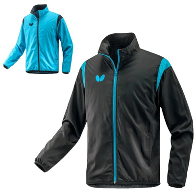 蝴蝶乒乓球训练衣服立领长袖外套