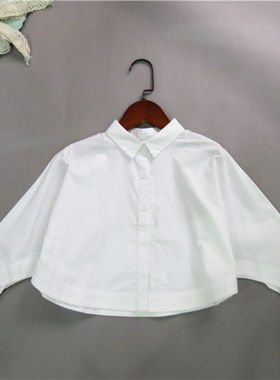 春秋款宝儿童装衬衫宽松休闲纯棉上衣61310