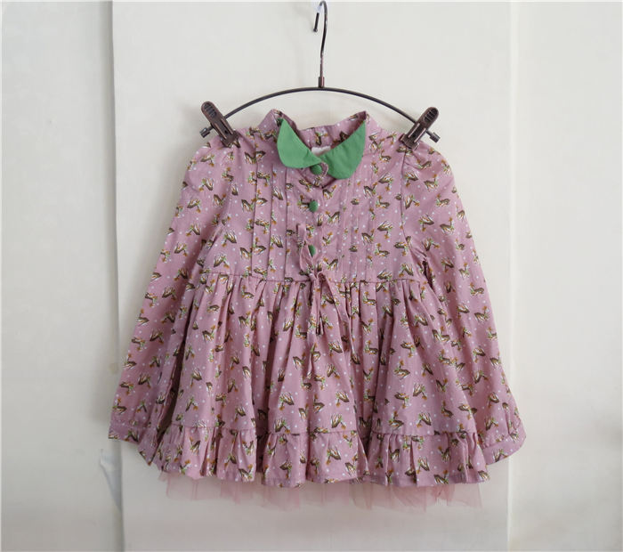 韩国宝儿春夏童装纯棉碎花小童