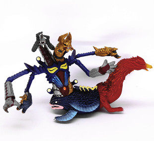 【孩仕宝】玩具模型 奥特曼 万代正版 怪兽 软胶 奇美拉王 可动