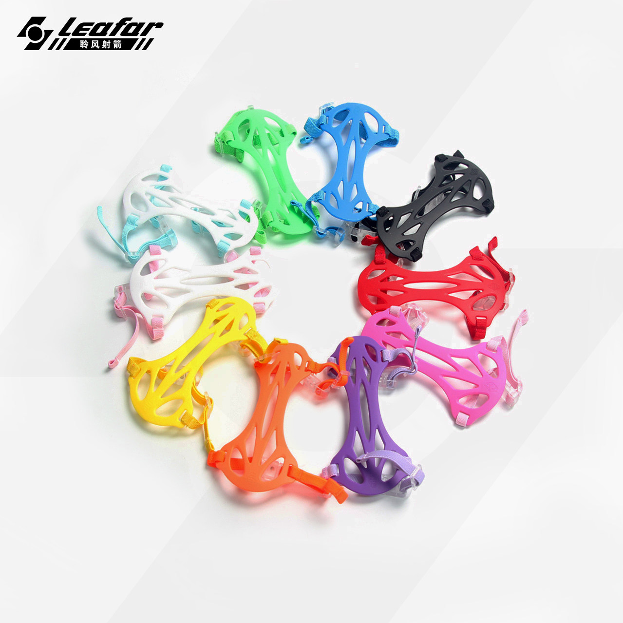 聆风射箭多色食品级软硅胶磁力扣护臂 成人儿童通用 减震弓箭护具