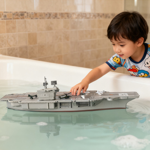 成品70cm大号航空母舰模型玩具两栖登陆舰载机男生礼物可收纳