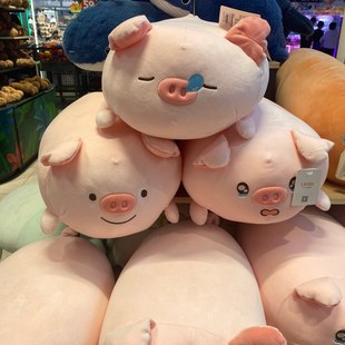the green party国内代购猪猪毛绒公仔可爱小猪玩偶睡觉抱枕娃娃