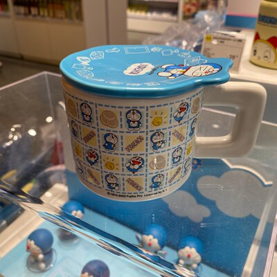 KKV正品哆啦A梦联名款马克杯可爱卡通水杯两用杯盖水杯