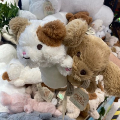 the green party绿光派对国内代购毛绒软乎乎护手腕毛绒玩具