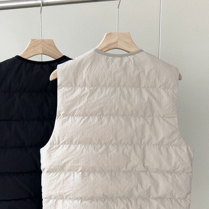 【1018】冬季新款青年流行时尚户外运动休闲男V领羽绒马甲马夹SW