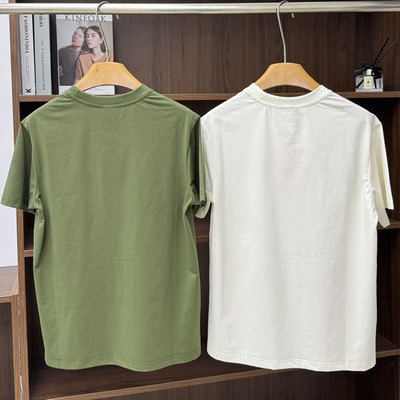 【0327】夏季去年流行时尚户外运动休闲男女露营短袖T恤体恤BK