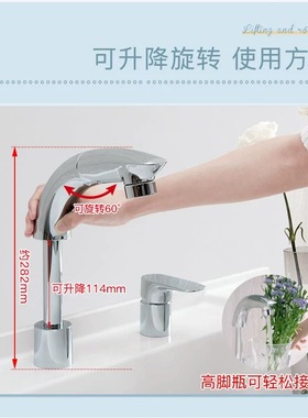 TOTO抽拉洗头旋转水龙头DL388C1 TLG12303升降伸缩万向防溅水嘴