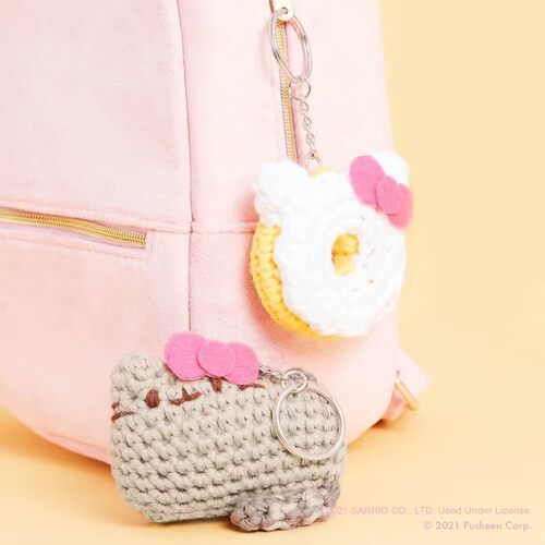 kittyPusheen钥匙扣KT胖吉猫DIY