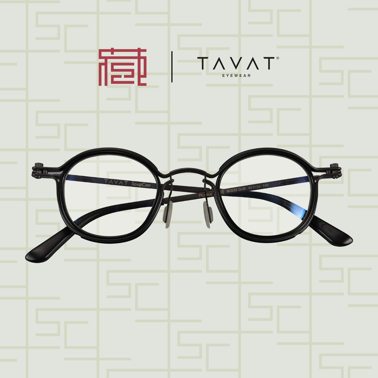 TAVAT罐头意大利手工金属眼镜架