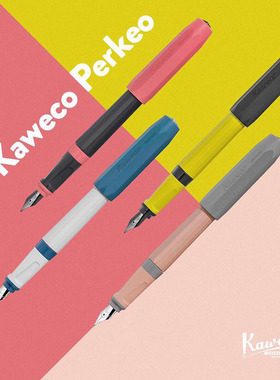 德国Kaweco perkeo撞色钢笔儿童学生日常书写练字手帐树脂笔杆F尖