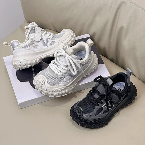 Летняя детская модная спортивная обувь, белая обувь для мальчиков, 2024 года