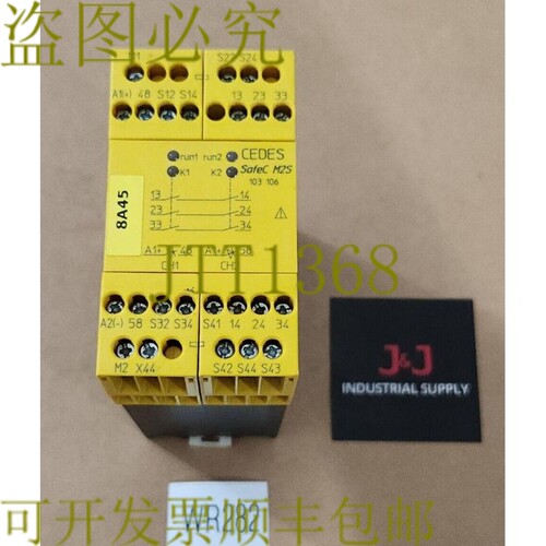 原装供应Cedes AG SafeC M2S 103 106 00532 230Vac 3A 24Vdc 100