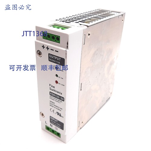 原装供应Fine Suntronix FDR120-24 电源，输入:100-240VAC 2.8A