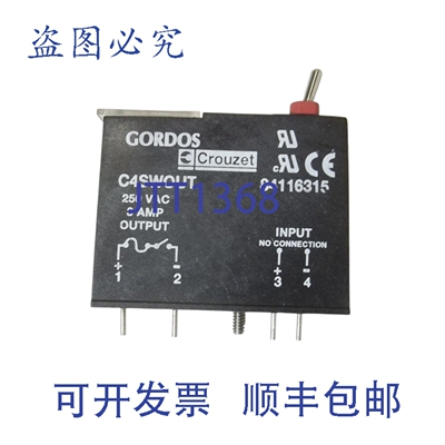 原装供应10 个 GORDOS C4SWOUT 模块 250VAC 3AMP NSNP
