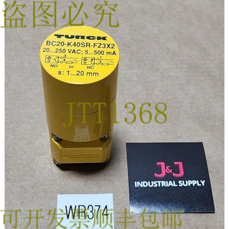 原装供应新款图尔克BC20-K40SR-FZ3X2电容式传感器20毫米20-250伏