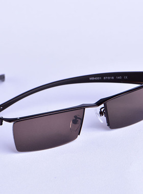 纯钛镜架天然水晶眼镜抗疲劳墨镜