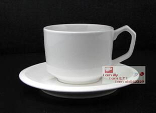 出口订单 标准美式咖啡杯 简约素白咖啡杯 单品咖啡杯 简洁美式杯