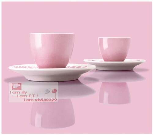浓缩咖啡杯2006年粉花