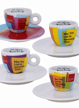意大利illy2019年纪念58届威尼斯双年展典藏杯与bar艺术版咖啡杯