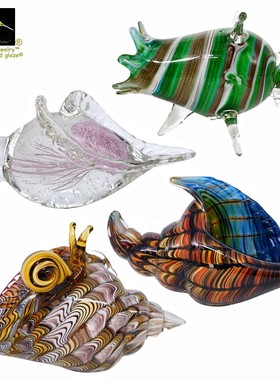 书柜摆件书房饰品蜂鸟琉璃雕塑