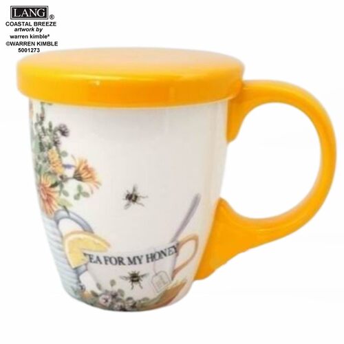 茶滤咖啡杯LANG手绘插画硬质细瓷