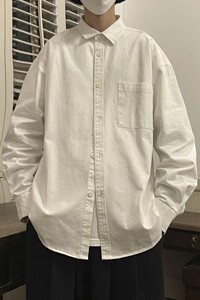 深库存高品质 纯色长袖衬衫GC15-P39控68图片
