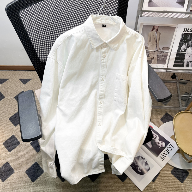 深库存高品质纯色长袖衬衫GC15-P39控68成分棉，男装衬衫，星座1302