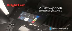 RGB色温可调 摄影 高效LED柔光软片灯 美国Brightcast 摄像采访