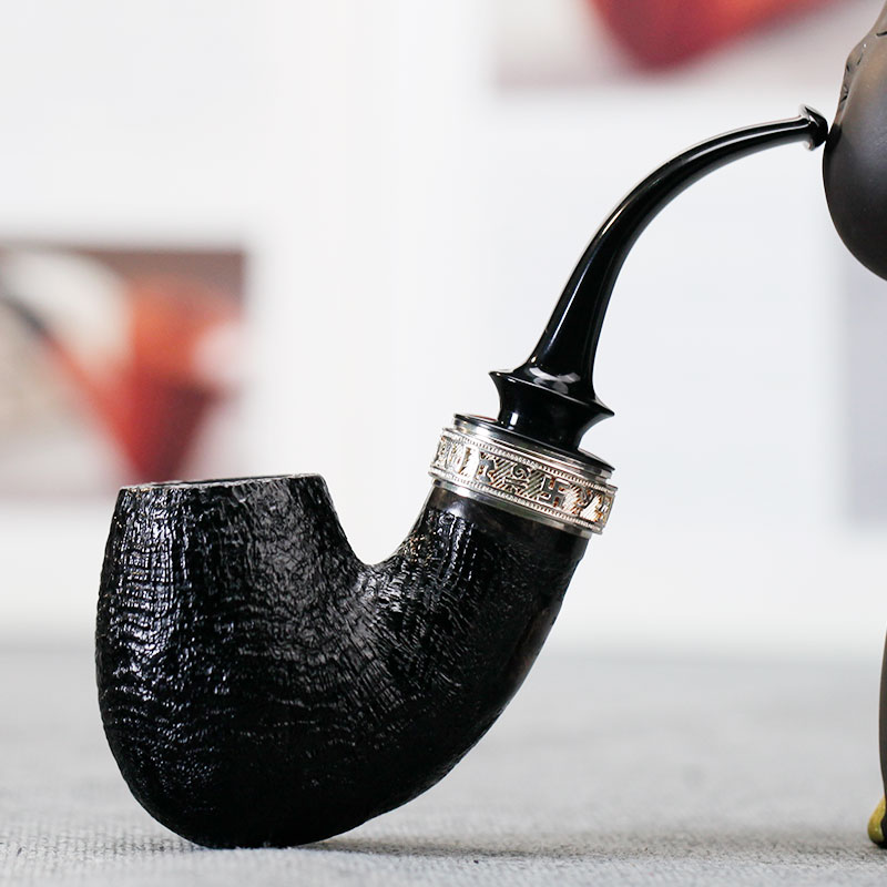 石楠木手工叼斗烟斗把握舒适