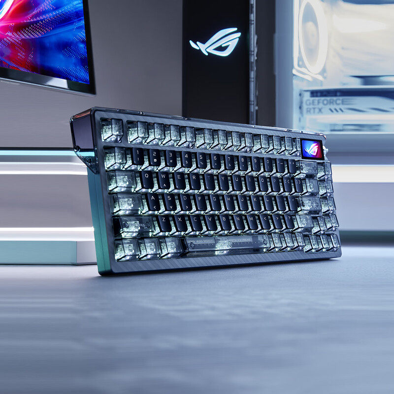 华硕ROG夜魔Extreme SE无线三模游戏键盘75配列8K回报率机械键盘