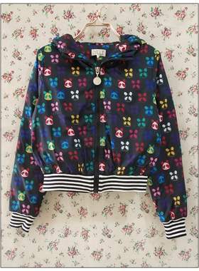 自然元素专柜正品春秋戏剧熊猫短款外套女SMW01款790