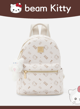 官方正品beamKitty可爱卡通印花双肩包女2026新款送生日礼物背包