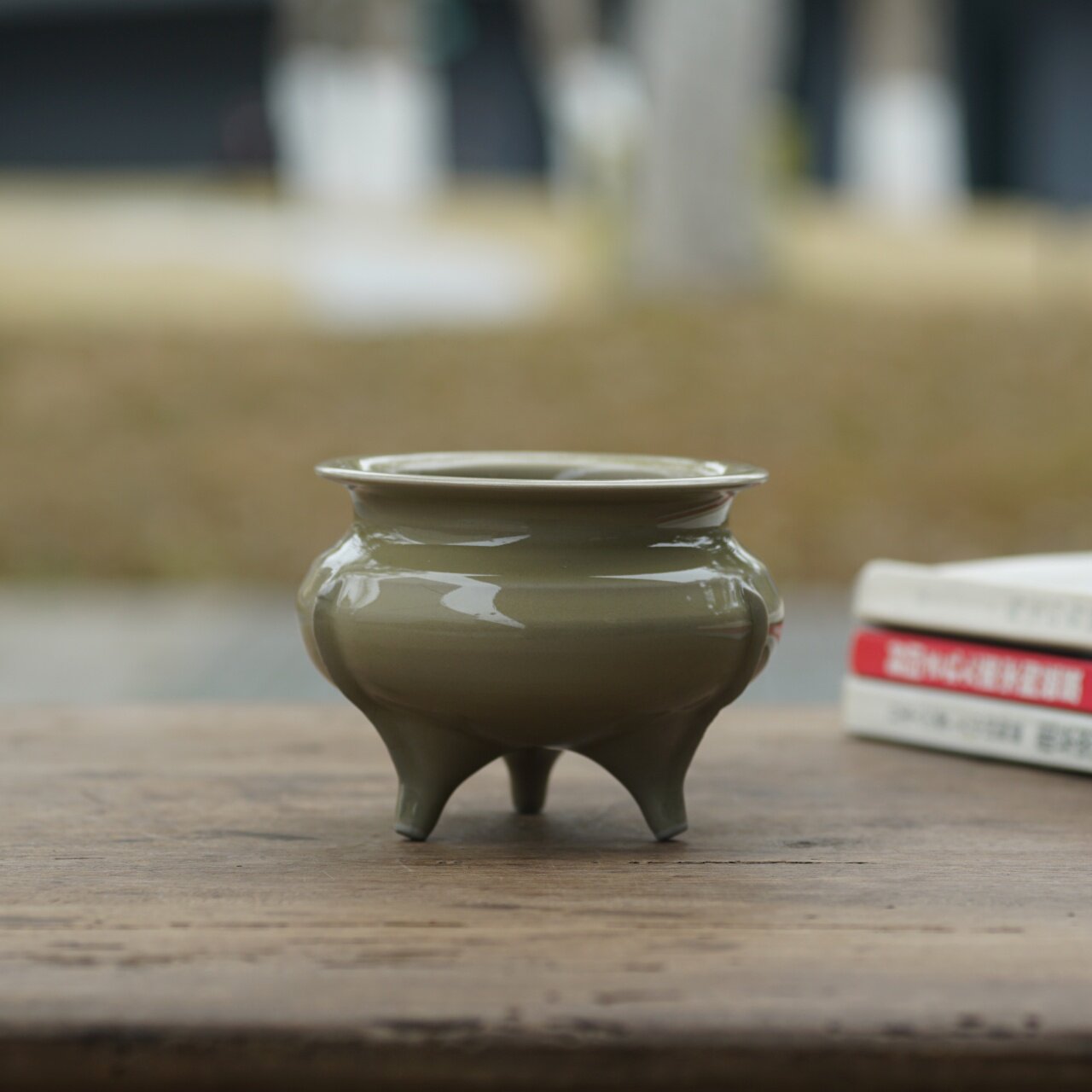 柴烧 官制鬲式小炉 古韵纯手制茶道/香炉