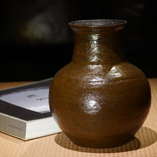 花器 脱胎漆器 大漆 七分醉 吴荣强 纯手制  茶器茶道具壶承