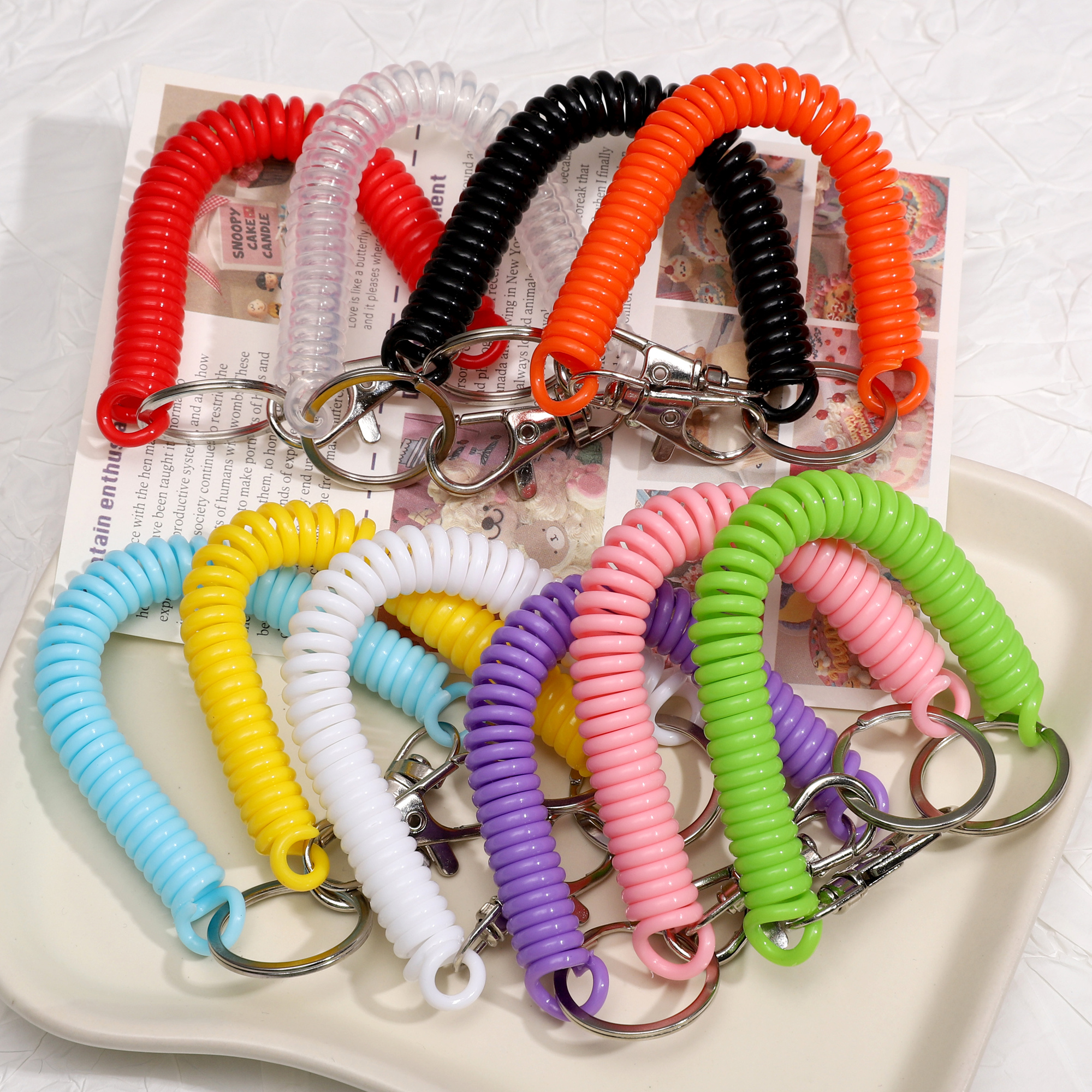 创意弹力绳钥匙扣挂绳