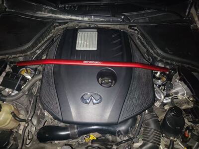 TANABE适用于英菲尼迪G25顶吧平衡杆前G37EX25G35顶吧13年Q60顶吧