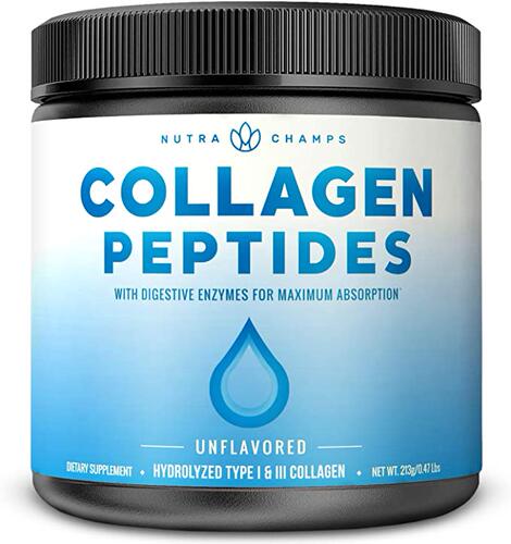 Collagen Peptides Powder - Enhanced Absorption, Double Hydro