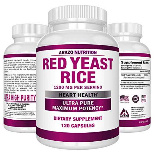 Red Yeast Rice Extract 1200 mg – Citrinin Free Supplement