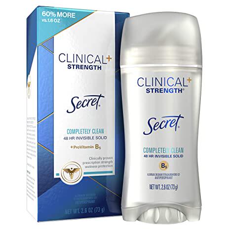 Secret Antiperspirant Clinical Strength Deodorant for Women,